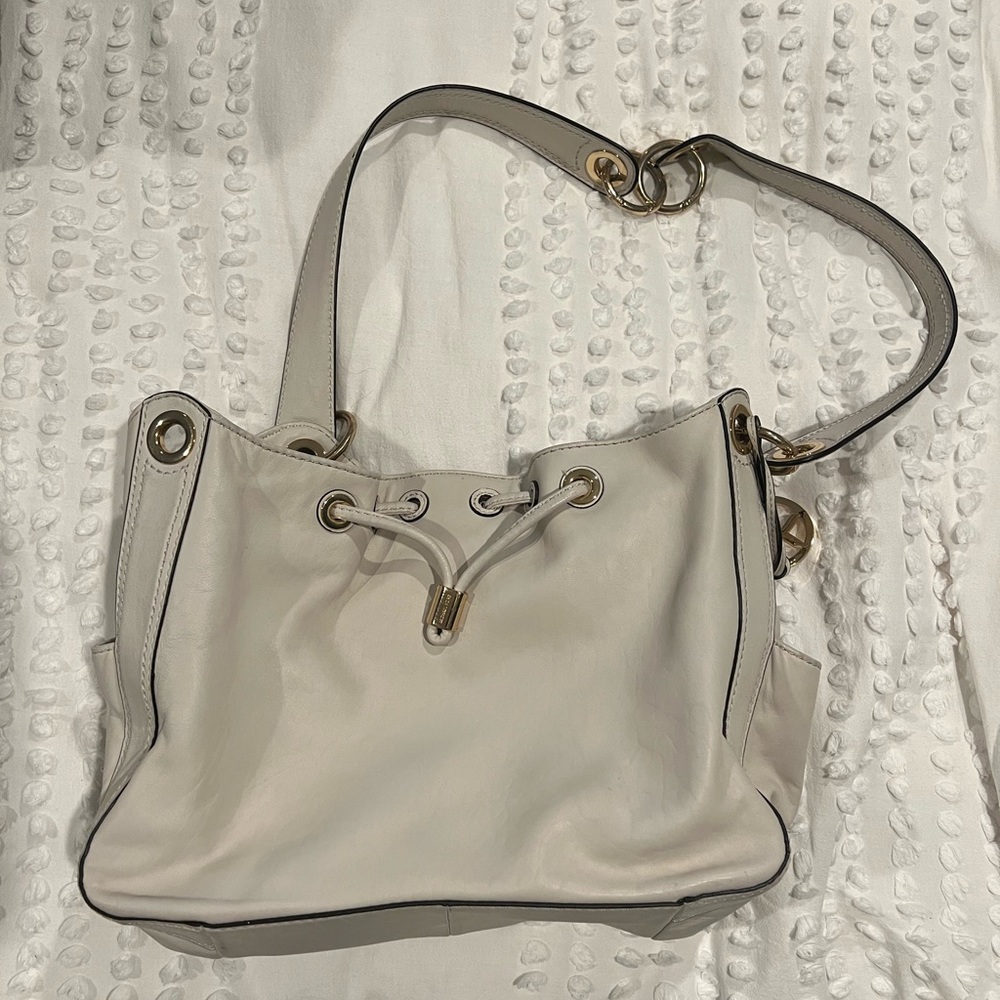 Cream/ivory Michael Kors shoulder hobo bag